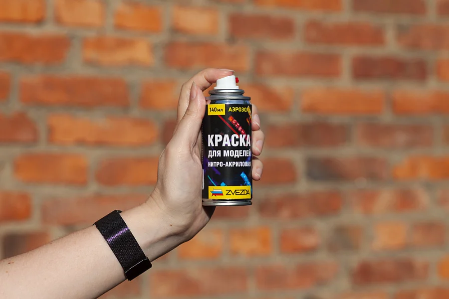 Желтый краска для моделей нитро-акриловая желто-оливковая немецкая 18-НА Zvezda