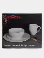 Набор столовый JEWEL Каскад 16 предметов (new bone)