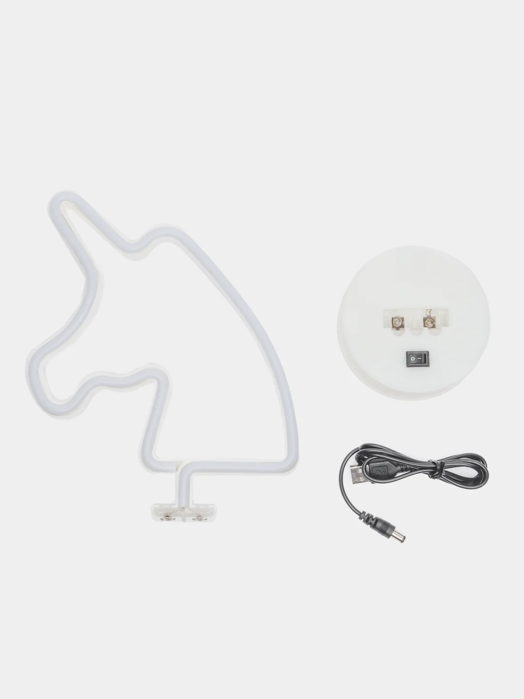 Горчичный светильник неоновый (USB в комплекте)