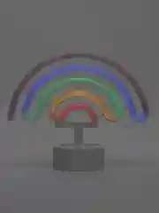 Пудровый светильник неоновый (USB в комплекте)