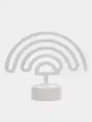 Пудровый светильник неоновый (USB в комплекте)