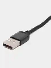 Черный кабель Type-c USB быстрая зарядка на андроид, 1 метр, для передачи данных, шнур для зарядки