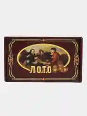 Багровый русское лото игра настольная с фишками
