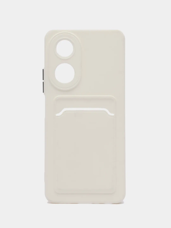 Чехол для Oppo A58 4G (Оппо А58) с карманом для карт