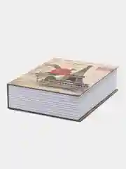 Алый сейф-книга шкатулка тайник с замком для денег, украшений (26*20*6.5см)(Разные Цвета)