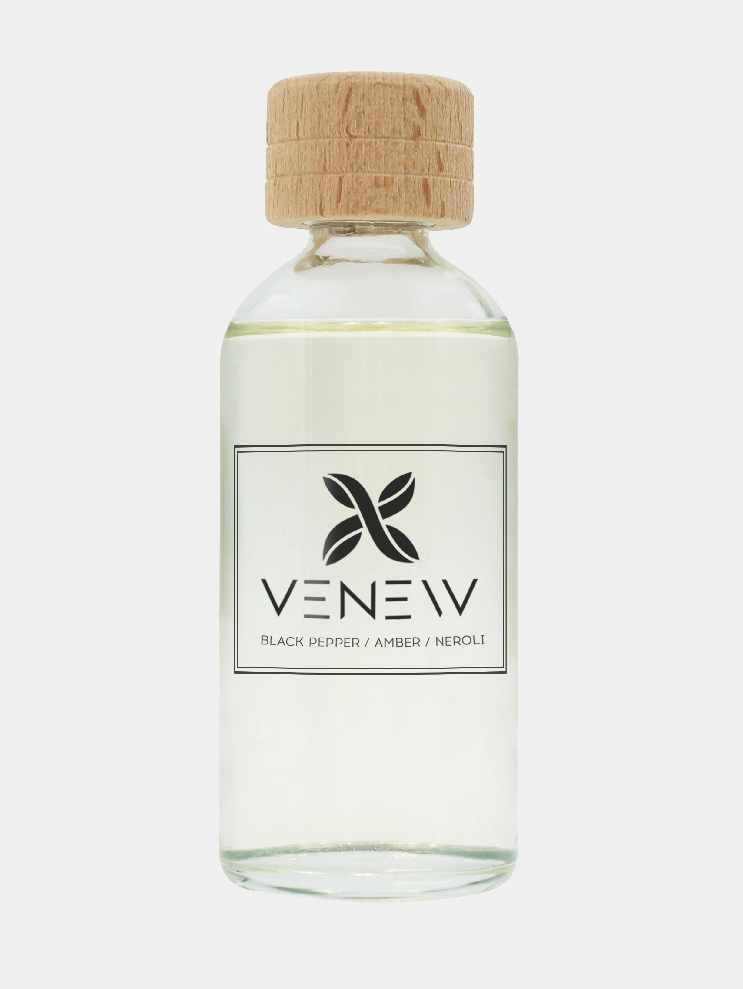 Ароматизатор для дома диффузор с палочками VENEW - "Black pepper / Amber / Neroli"
