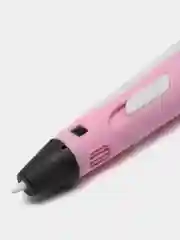 Розовый 3d ручка PEN-3, третьего поколения, с трафаретами и пластиком