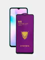 Черный защитное стекло OG Защитное стекло антишпион c Redmi 9A / Redmi 9C / Redmi 9C NFC / 10A