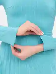 Голубой платье женское летнее