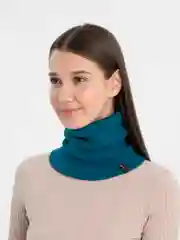 Тёмно-зелёный снуд трикотажный зимний "Джуниор"