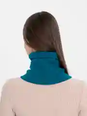 Тёмно-зелёный снуд трикотажный зимний "Джуниор"