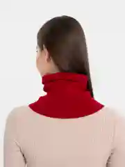 Багровый снуд трикотажный зимний "Джуниор"