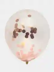 Медный воздушный шар с конфетти 1,3,5 штук