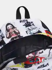 Белый рюкзак Аниме , anime , рюкзак школьный для мальчика , портфель