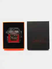 Красный зажигалка импульсная, электронная, с фонариком, плазменная, USB, спираль, зажигалка