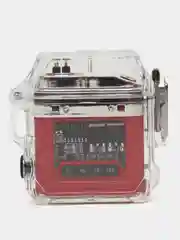 Красный зажигалка импульсная, электронная, с фонариком, плазменная, USB, спираль, зажигалка
