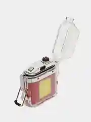 Красный зажигалка импульсная, электронная, с фонариком, плазменная, USB, спираль, зажигалка