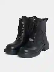 Черный женские ботинки, осенние, весенние