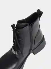 Черный женские ботинки, осенние, весенние