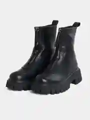 Черный женские ботинки, осенние, весенние