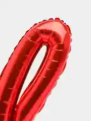 Алый воздушный фольгированный шар Love