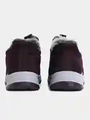 Фиолетовый зимние ботинки женские утепленные с мехом