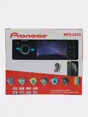 Автомагнитола 1DIN Pioneeir MP5-4253 с BLUETOOTH, USB, SD, AUX, пульт, TFT screen 4.2"