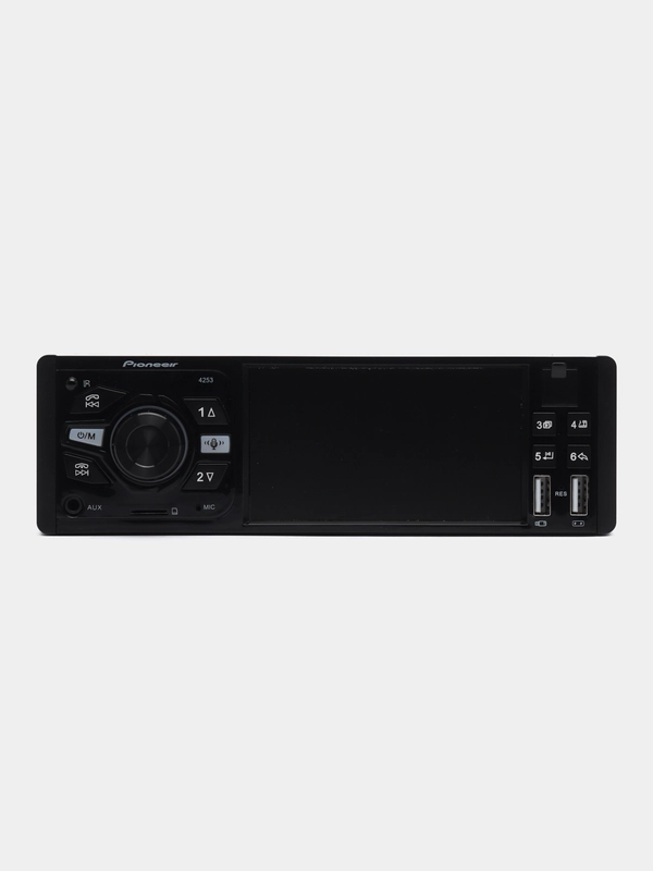 Автомагнитола 1DIN Pioneeir MP5-4253 с BLUETOOTH, USB, SD, AUX, пульт, TFT screen 4.2"