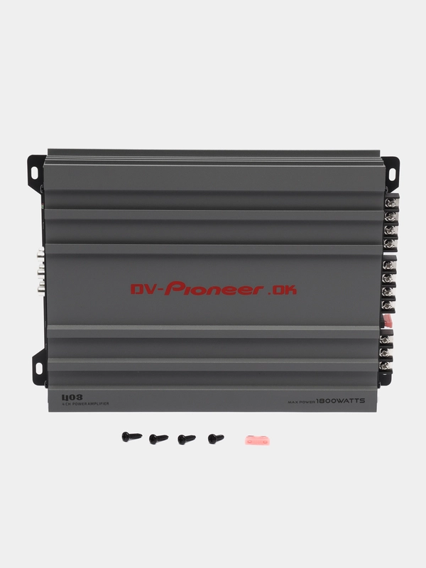 Автомобильный усилитель звука DV-Pioneer.ok 403, 1800 W, 4-х канальный