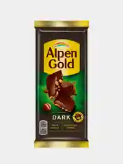 Шоколад Alpen Gold Dark Темный с дробленым фундуком, 75 г