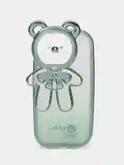 Тёмно-зелёный чехол для iPhone 15 Pro Max, 15 Pro, 15, 14, 23, 12, 11, 14 Pro Max, 14 Pro Lucky Bear