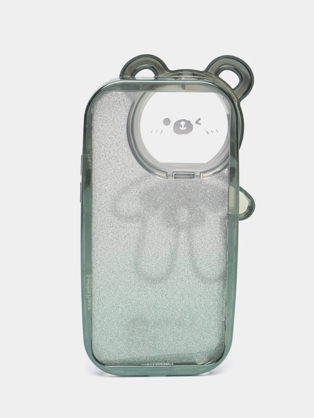 Тёмно-зелёный чехол для iPhone 15 Pro Max, 15 Pro, 15, 14, 23, 12, 11, 14 Pro Max, 14 Pro Lucky Bear