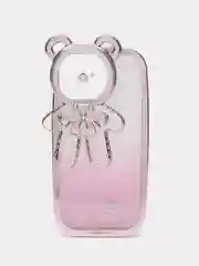Тёмно-розовый чехол для iPhone 15 Pro Max, 15 Pro, 15, 14, 23, 12, 11, 14 Pro Max, 14 Pro Lucky Bear