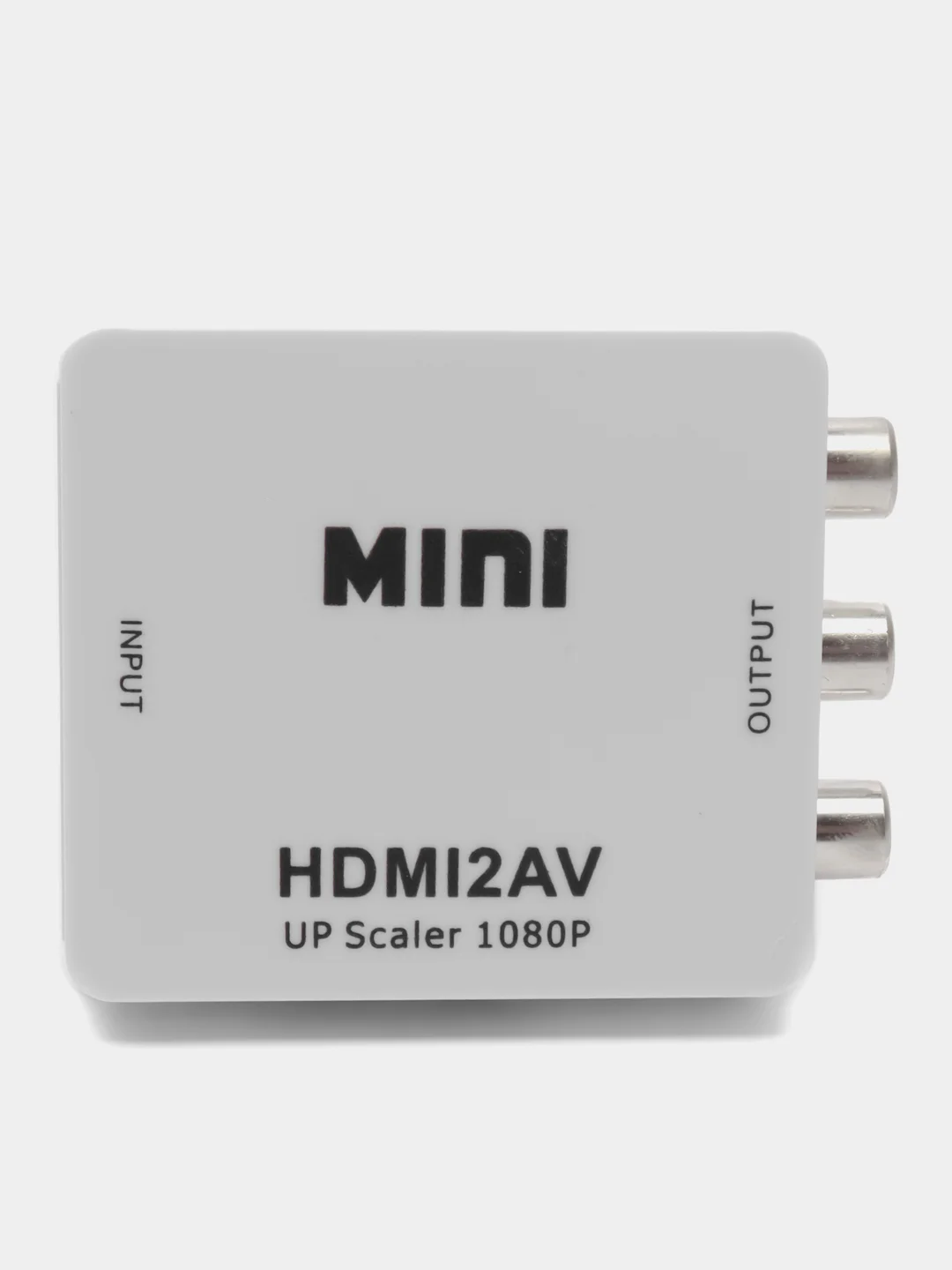 Белый конвертер переходник с Hdmi на AV тюльпан RCA для телевизоров, преобразователь, адаптер