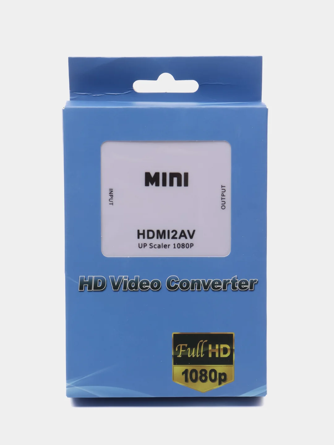 Белый конвертер переходник с Hdmi на AV тюльпан RCA для телевизоров, преобразователь, адаптер