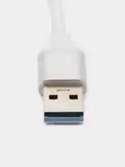 Серебряный usb-hub 3.0 на 4 порта разветвитель, 3x USB 2.0 + 1 USB 3.0, юсб хаб