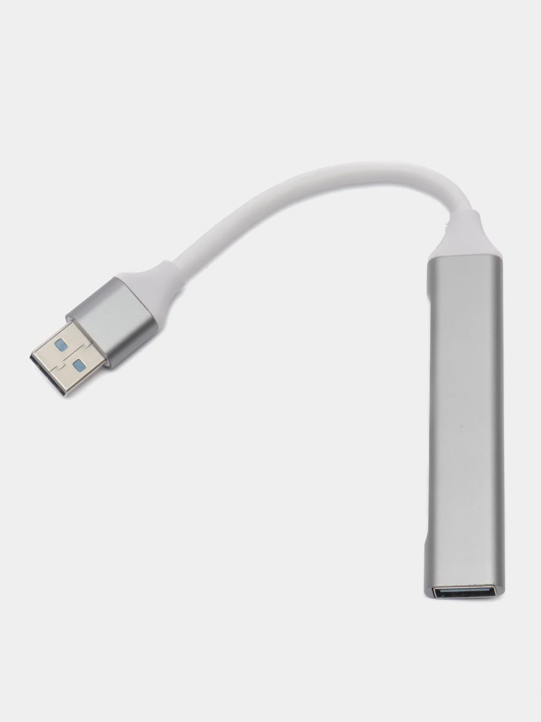 Серый usb-hub 3.0 на 4 порта разветвитель, 3x USB 2.0 + 1 USB 3.0, юсб хаб