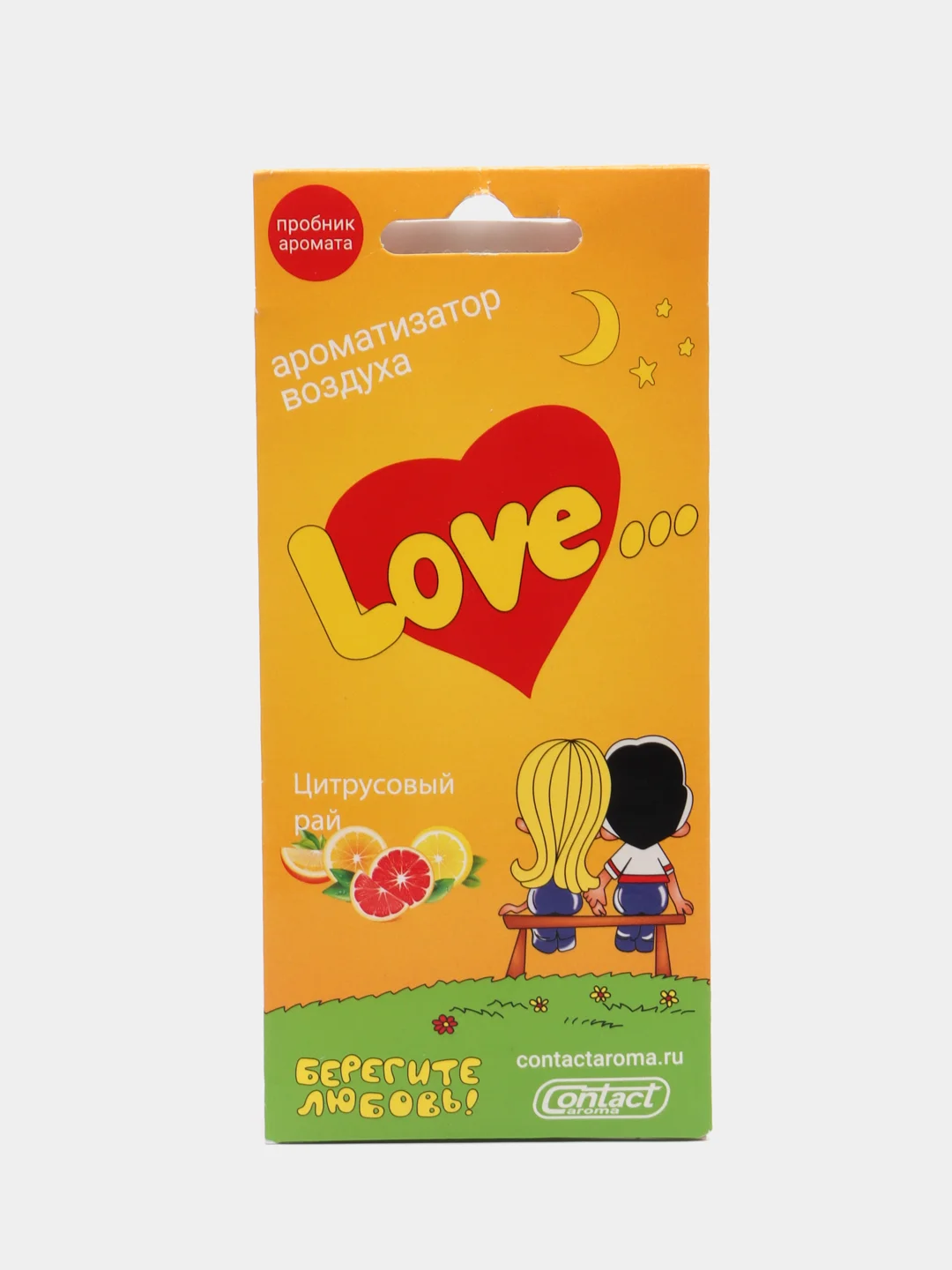Ароматизатор воздуха авто Contact Love is / Автомобильный ароматизатор Love is