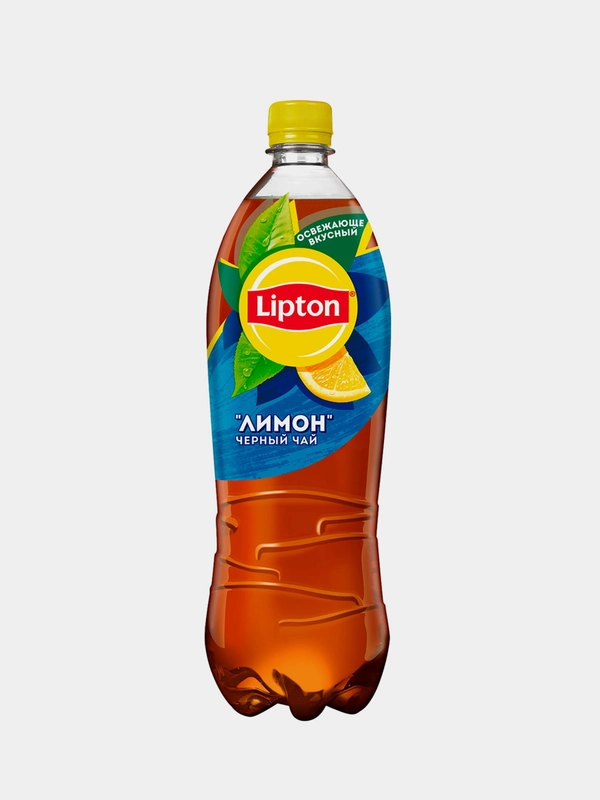 Холодный черный чай Lipton "Лимон", 1 л