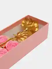 Розовый подарочный набор из мыльных роз, с плюшевым мишкой и вечной розой, подарок учителю