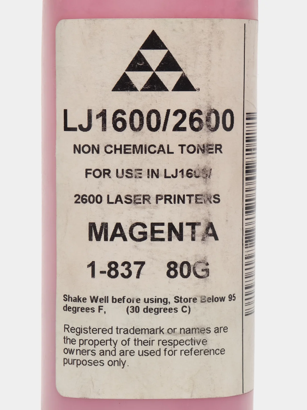 Тонер AQC (1-837) для HP CLJ1600/2600 Magenta 80г/фл