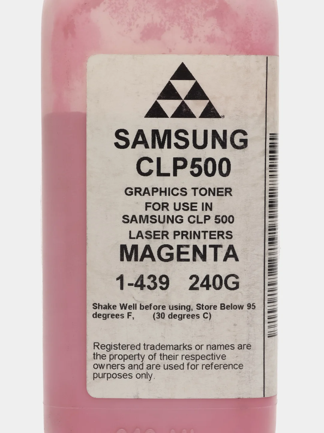 Тонер AQC (1-439) для Samsung CLP-500 Magenta 240г/фл