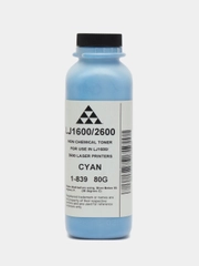 Тонер AQC (1-839) для HP CLJ1600/2600 Cyan 80г/фл