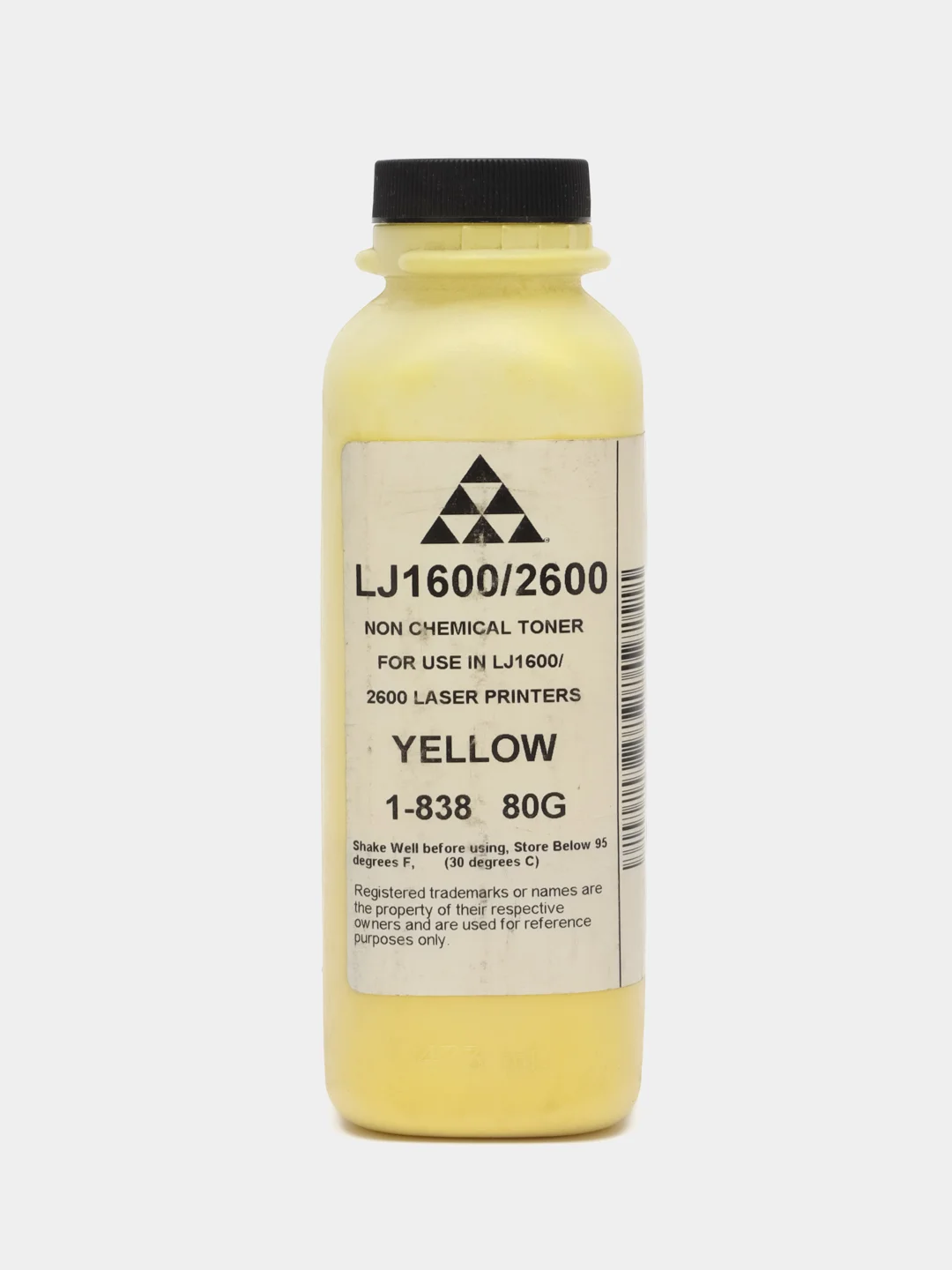 Тонер AQC (1-838) для HP CLJ1600/2600 Yellow 80г/фл
