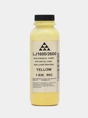 Тонер AQC (1-838) для HP CLJ1600/2600 Yellow 80г/фл