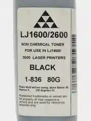 Тонер AQC (1-836) для HP CLJ1600/2600 Black 80г/фл