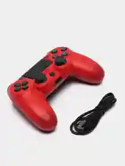 Красный геймпад джойстик для PS4, ПК, телефона, беспроводной