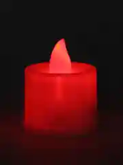 Красный электронные светодиодные свечи на батарейках, с мерцанием и без мерцания