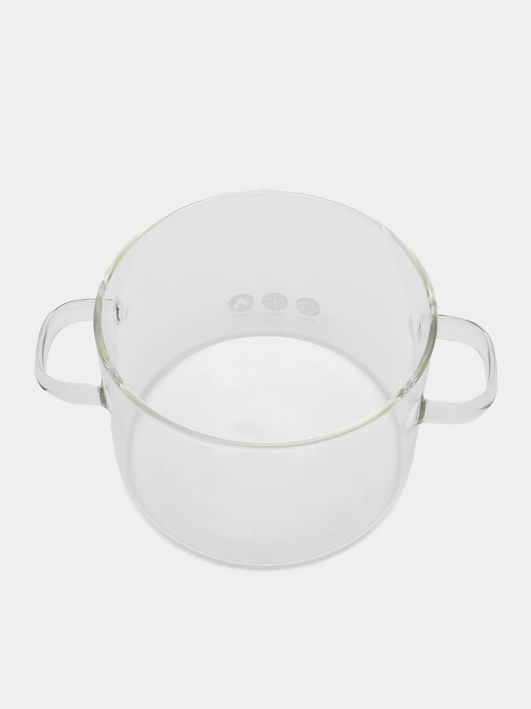 Кастрюля из жаропрочного стекла, 21 х 16 см, 1,450 л