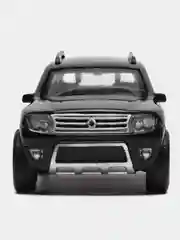 Черный машина RENAULT DUSTER, Технопарк, металл, 12 см